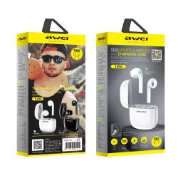 �retelefoner Bluetooth T28 TWS+docking Hvid