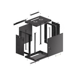 19" 12U v�gh�ngt skab 600x450 cz WF01-6412-00