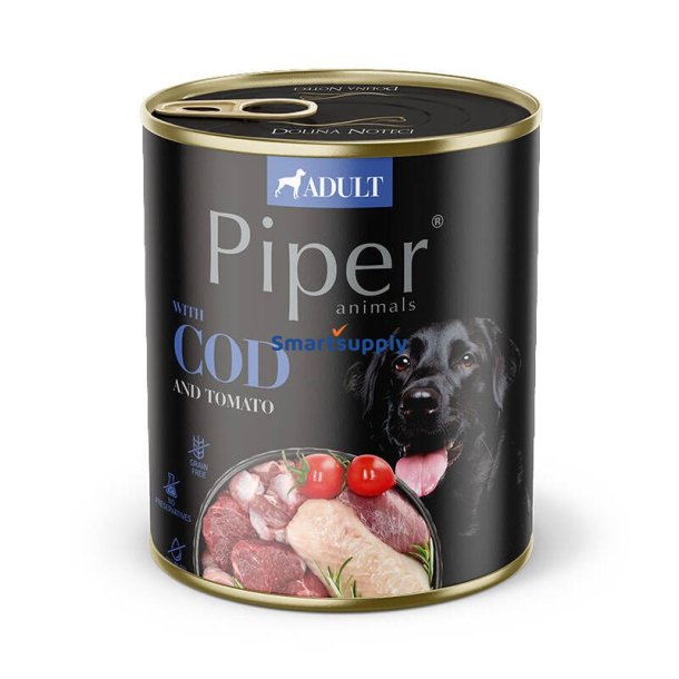 DOLINA NOTECI Piper Animals with cod and tomato - vdfoder til hunde - 800g