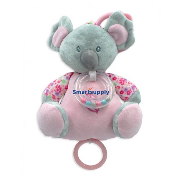 Koala musikboks pink 18 cm