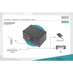 KVM switch - 2 porte DS-12860