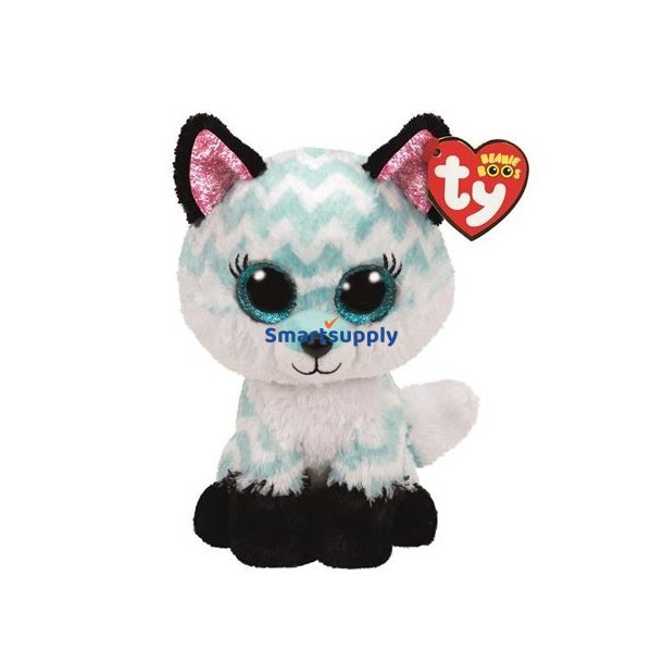 Maskotka Ty Lis vand - zigzag - Atlas 24 cm