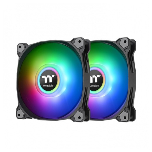 Fan Pure Duo 14 ARGB Sync 2Pack Black