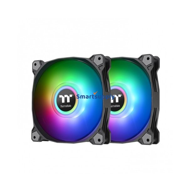 Fan Pure Duo 14 ARGB Sync 2Pack Black