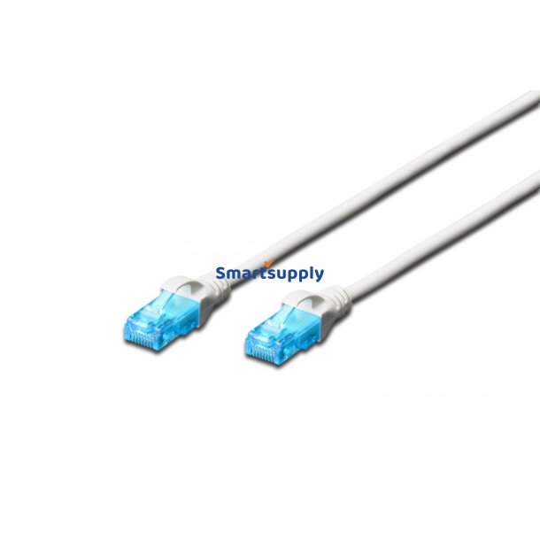 CAT 5e U-UTP patch kabel 3m hvid