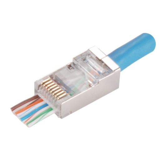 RJ45 STP Cat.5e lige stik (pakke med 100)