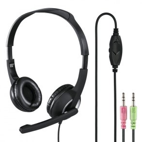 PC kontor headset Hama HS-P150 sort