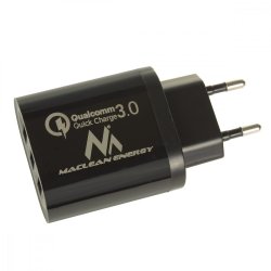 Universal 3xUSB hurtigoplader Maclean MCE479B