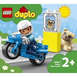 Bricks DUPLO 10967 Politimotorcykel