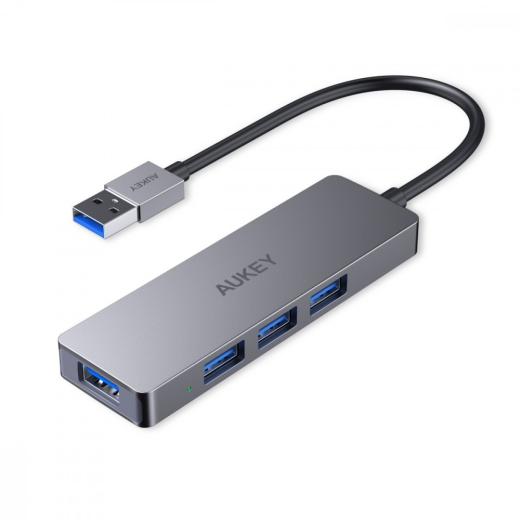 HUB CB-H3 USB-A aluminium | Ultra Slim | 4w1 | 4xUSB 3.0 | 5Gbps