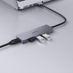HUB CB-H3 USB-A aluminium | Ultra Slim | 4w1 | 4xUSB 3.0 | 5Gbps