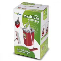 Flad moppe med spand s�t GreenBlue GB870