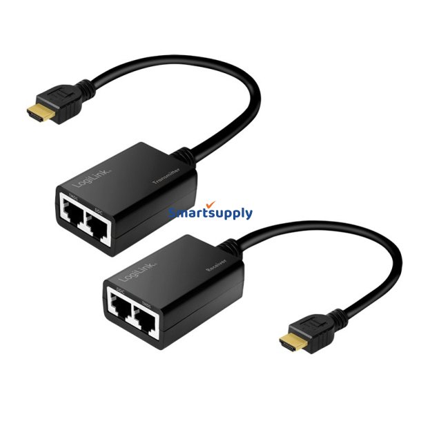 HDMI extender op til 30m, 1080p/60Hz, 0.3m