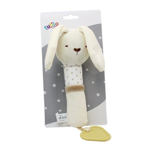 Leget�j med lyd - Karamel kanin 17 cm
