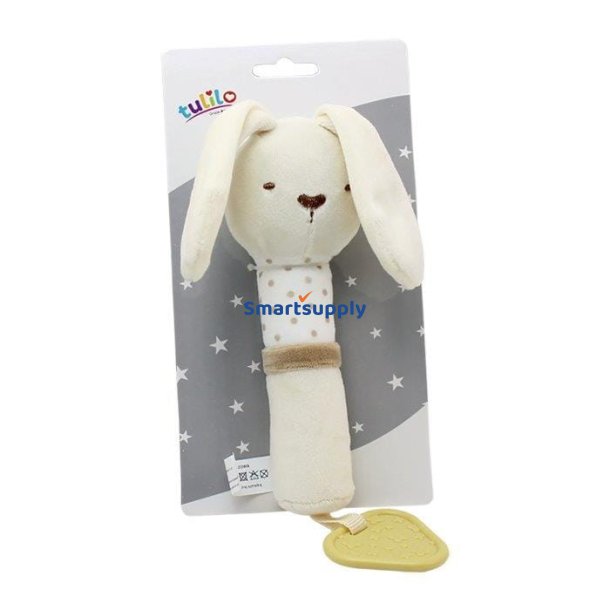 Leget�j med lyd - Karamel kanin 17 cm