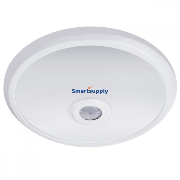 LED Loftlampe 12W med bev�gelsessensor pir Energy MCE131 r�kkevidde 6m