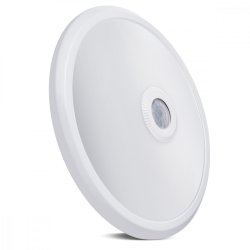 LED Loftlampe 12W med bev�gelsessensor pir Energy MCE131 r�kkevidde 6m