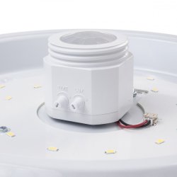 LED Loftlampe 12W med bev�gelsessensor pir Energy MCE131 r�kkevidde 6m