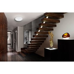 LED Loftlampe 12W med bev�gelsessensor pir Energy MCE131 r�kkevidde 6m