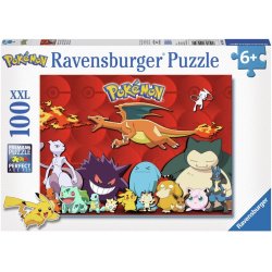 Puzzle 100 elementer XXL Pokemon