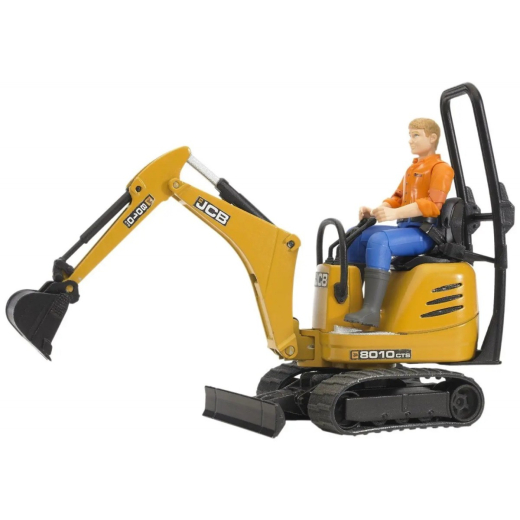 Micro gravemaskine JCB 8010 CTS med figur