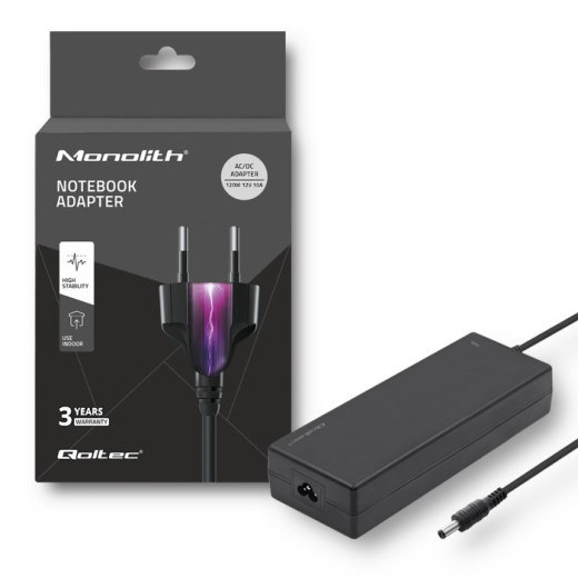 Desktop str�mforsyning 120W, 12V, 10A, 5.5x2.5