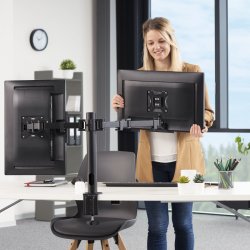 Monitorholder 2 h�jdejusterbar 13-35 tommer
