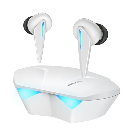 Bluetooth Hovedtelefoner 5.0 TWS Gaming T23 Hvid