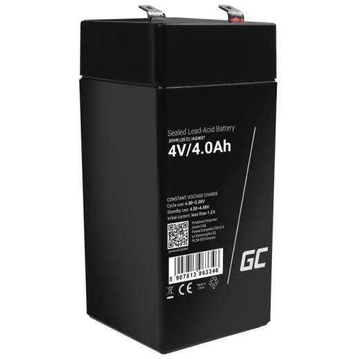 Batteri AGM VRLA 4V 4Ah b
