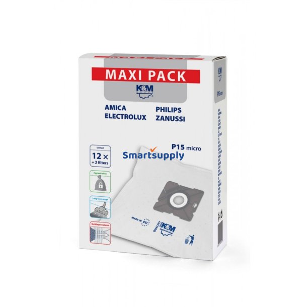 St�vsugerposer P15/maxi 12 stk.