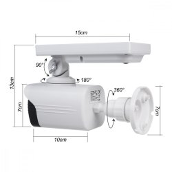 Solar dummy kamera med LED lys SOL1800S