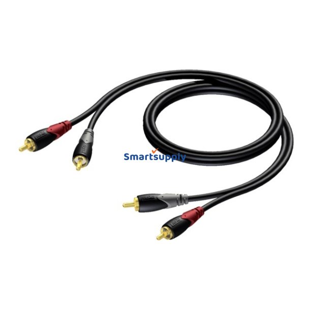 KABEL 2X RCA/CINCH HUN - 2X RCA/CINCH HUN 1 M