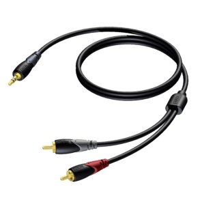 3,5 MM JACK HANN STEREO -2X RCA/CINCH HANN 5 M