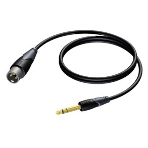 XLR HANN 6,3 MM JACK HANN STEREO 3 M