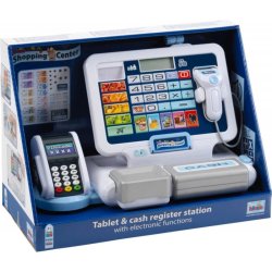 Kasseapparat med terminal og scanner