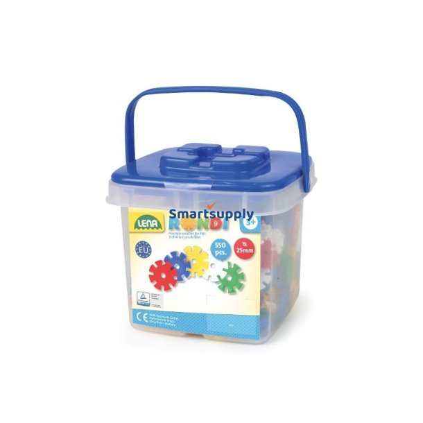 Blocks Rondi med spand 550 stk