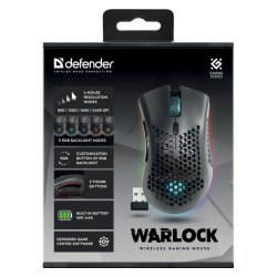 WIRELESS GAMING MUS WARLOCK GM-709L