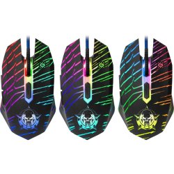 WIRED GAMING MOUSE DARK AGENT GM-590L