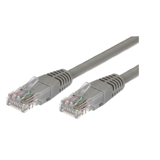 Patchkabel cat.6 RJ45 UTP 1m. gr� - pakke med 10