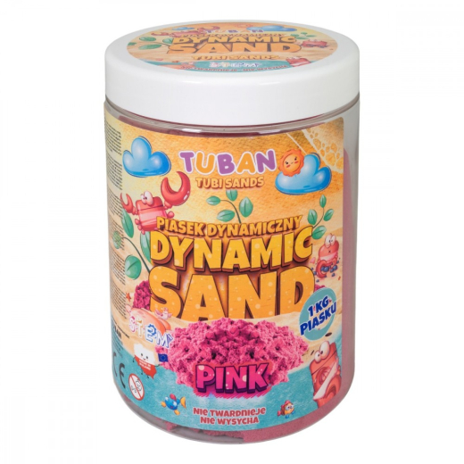 Dynamisk sand 1kg pink