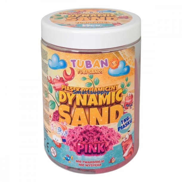 Dynamisk sand 1kg pink