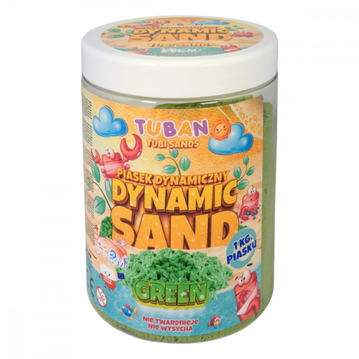 Dynamisk sand 1kg gr�n
