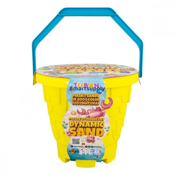 Dynamisk sand - Strand s�t med spand