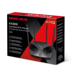 Router Mercusys MR80X WiFi 6 AX3000 3LAN 1WAN