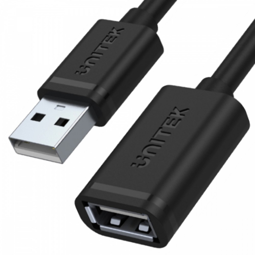 Forl�ngerledning USB 2.0 AM-AF, 0.5M; Y-C447GBK