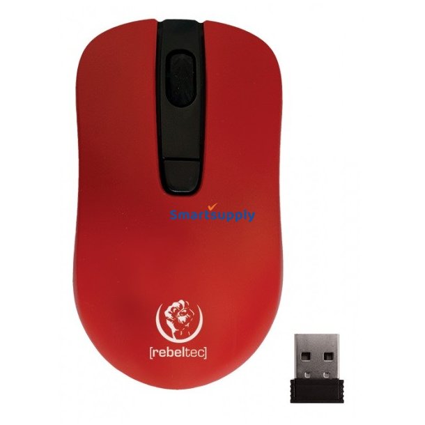 Optisk tr�dl�s mus Rebeltec STAR r�d