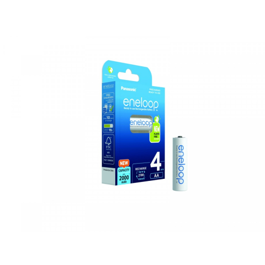 Eneloop aku.AA 2000 mAh 4 stk. BK-3MCDE/4BE