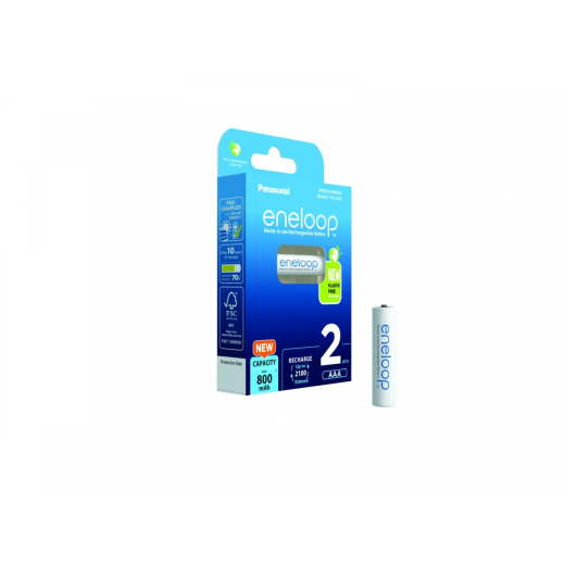 Eneloop akku. AAA 800 mAh 2 stk. BK-4MCDE/2BE