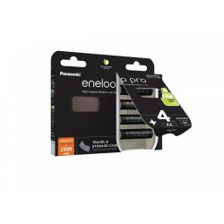 Eneloop PRO aku. AA 2500 mAh 4 stk.+boks BK-3HCDEC