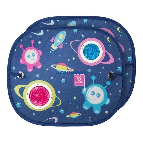 Solsk�rm til glas rund Space Collection 2-pack